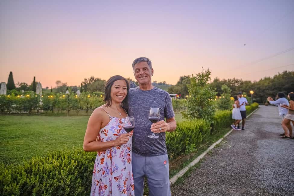 From Florence: Wine Tasting and Dinner in Chianti Vineyards - Stop one at a family-run estate: cellar tour, Chianti tasting, and olive oil lessons