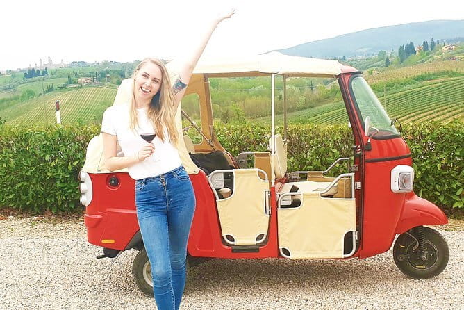 From Florence:Tuscany Tuk Tuk with Lunch, Wine & San Gimignano - Returning to Florence: practical and painless