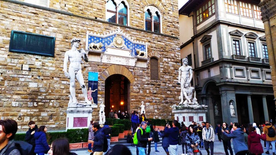 From Rome: Discover Florence and Pisa in a Full-Day Tour - Florence Walking Time: Medieval Streets Meet Big Art