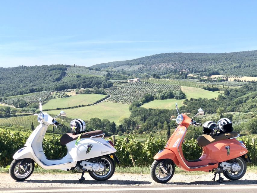From San Gimignano: Chianti Half-Day Vespa Tour with Lunch - The Winery Lunch Stop: Cellar Tour, Tuscan Meal, and Tastings