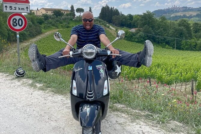 From San Gimignano: Tuscany Vespa Tour, Lunch & Wine Tasting - The “Tuscany on Wheels” style: where the ride actually starts