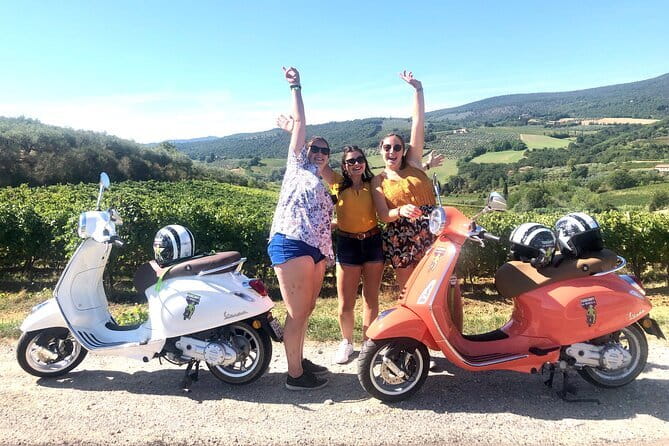 From San Gimignano: Tuscany Vespa Tour, Lunch & Wine Tasting - Your scooter setup: automatic 50cc, plus realistic speed limits
