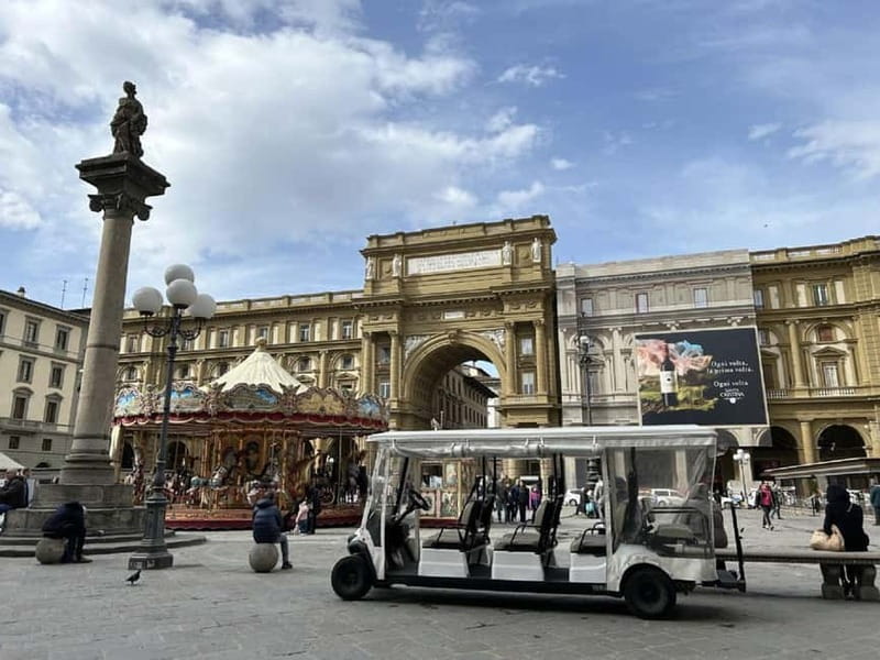 Golf Cart Firenze: Tour Guidato Esclusivo e Sostenibile - What you actually see: Duomo, Palazzo Vecchio, and Uffizi from the streets