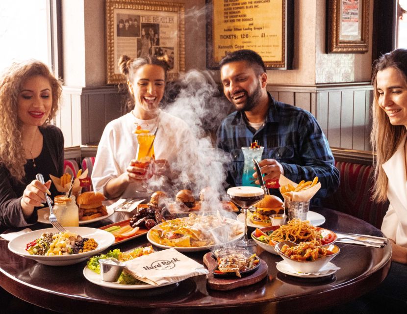 Hard Rock Cafe Florence with Set Menu for Lunch or Dinner - Food choices: burgers, chicken, salads, and a real veg option