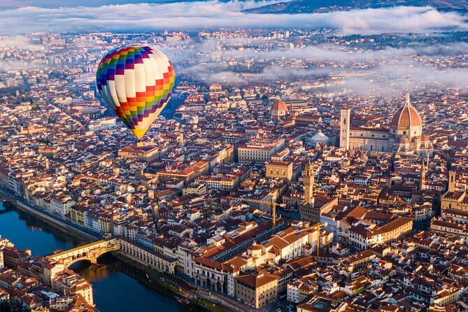 Hot Air Balloon flight in Florence - The One-Hour Flight Plan: Arno, Duomo Views, Then the Hills