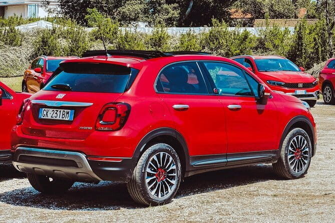 New Fiat 500X (SUV) Rental (all day) - Florence driving loop: Piazzale Michelangelo to Ponte Vecchio
