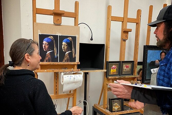 Oil Painting Class in Florence - Florence oil painting starts with getting your colors to behave