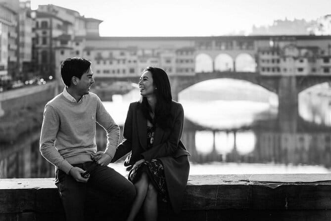 Photo Shoot in Florence with a Professional Photographer - Ponte Vecchio posing: a quick stop with big payoff