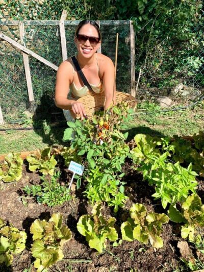 Pick Vegetables at the farm & Cook pasta - Vineyard Walk + Veggie Garden Picking: Where Your Ingredients Start