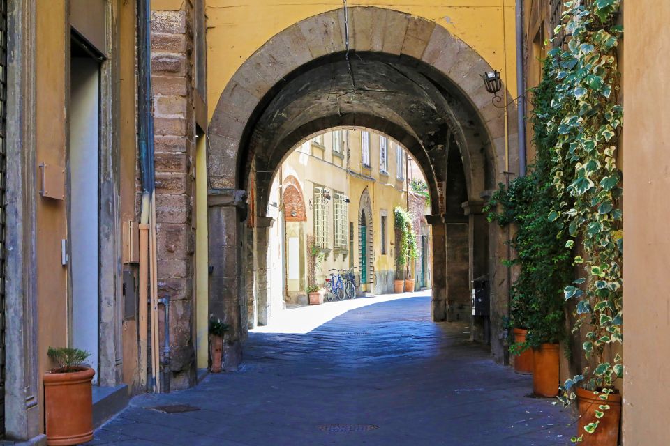Pisa and Lucca: Private Full-Day Tour by Deluxe Van - Amphitheater Square: 360-degree views and a wine break