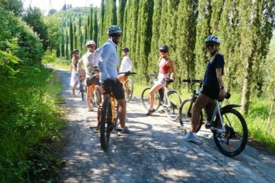 Premium Chianti E-Bike Tour, Food Wine Tasting + Photo shoot - The Florence-to-viewpoint stretch: Piazzale Michelangelo without the suffering