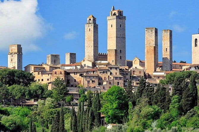 Siena Monteriggioni San Gimignano with Lunch&WineTasting Fullday from Florence - How the Florence-to-Pisa-to-Siena route fits into ~9 hours
