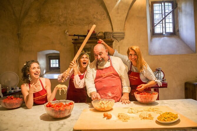 Small Group Pasta Making Class Wine Tasting in a Tuscan Castle - Key highlights you should care about