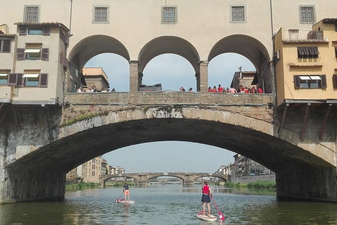 SUP at Ponte Vecchio with a Floating Drink - Florence Paddleboarding - The First Lesson: What Beginners Learn on a Florence SUP