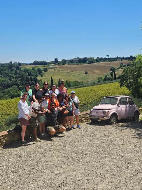 Tuscany: Vespa Tour with Traditional Lunch - The van ride into the hills: short, scenic, and useful