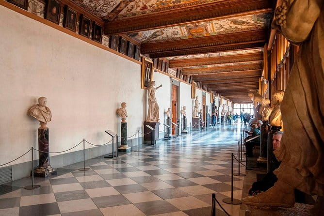 Uffizi Gallery: Self-guided App Visit & Optional Accademia Museum - English support, audio in your language, and what that means for you