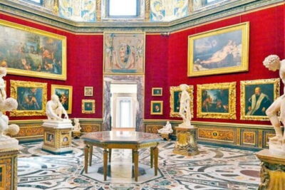 Uffizi Gallery: Small-Group Guided Tour - Arriving at the Statua di Giotto: tickets and the full-name ID rule