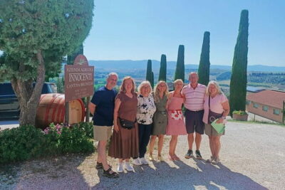VIP Brunello Montalcino, Montepulciano & Val d'Orcia with Lunch - Montalcino: the fortress view and the boutique winery-farm lunch