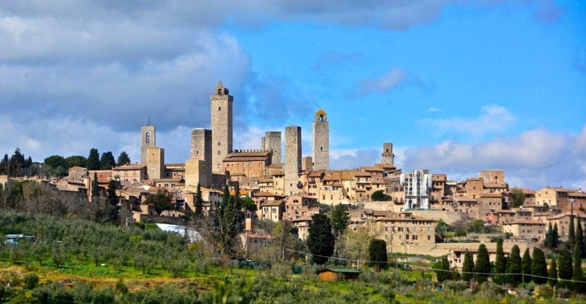Visit Siena and San Gimignano with lunch at a family farm - Podere La Marronaia Farm Lunch: 3 Courses Plus Olive Oil and Balsamic